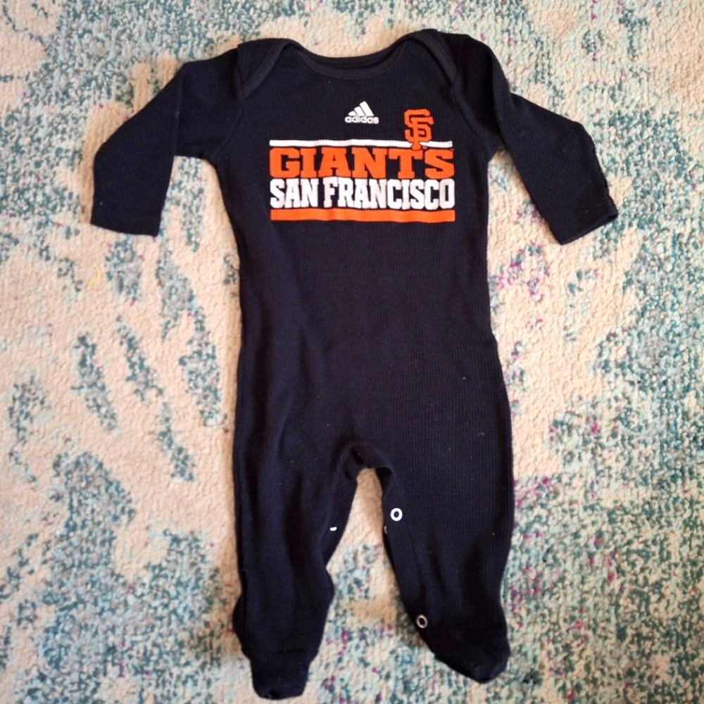 SF Giants footie onesie